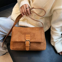 Vintage PU Leather Crossbody Bag Women's Handbag Purses