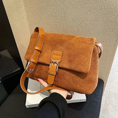 Vintage PU Leather Crossbody Bag Women's Handbag Purses