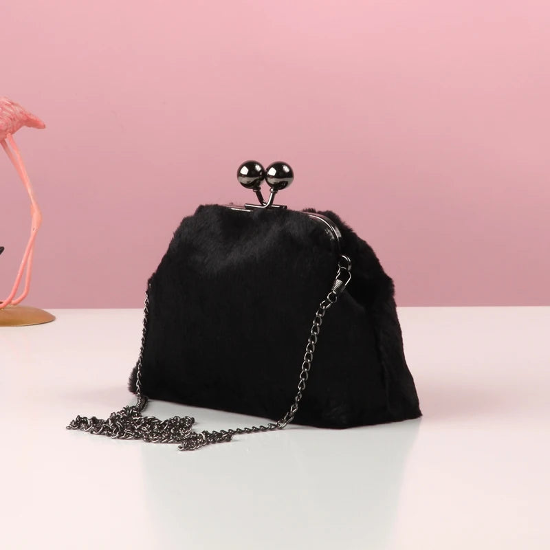 Vintage Women's Lay Bag Chain Crossbody Bag