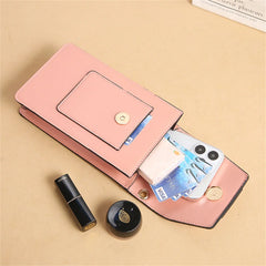 Women's Phone Crossbody Shoulder Bag Wallet Pu Leather Bag