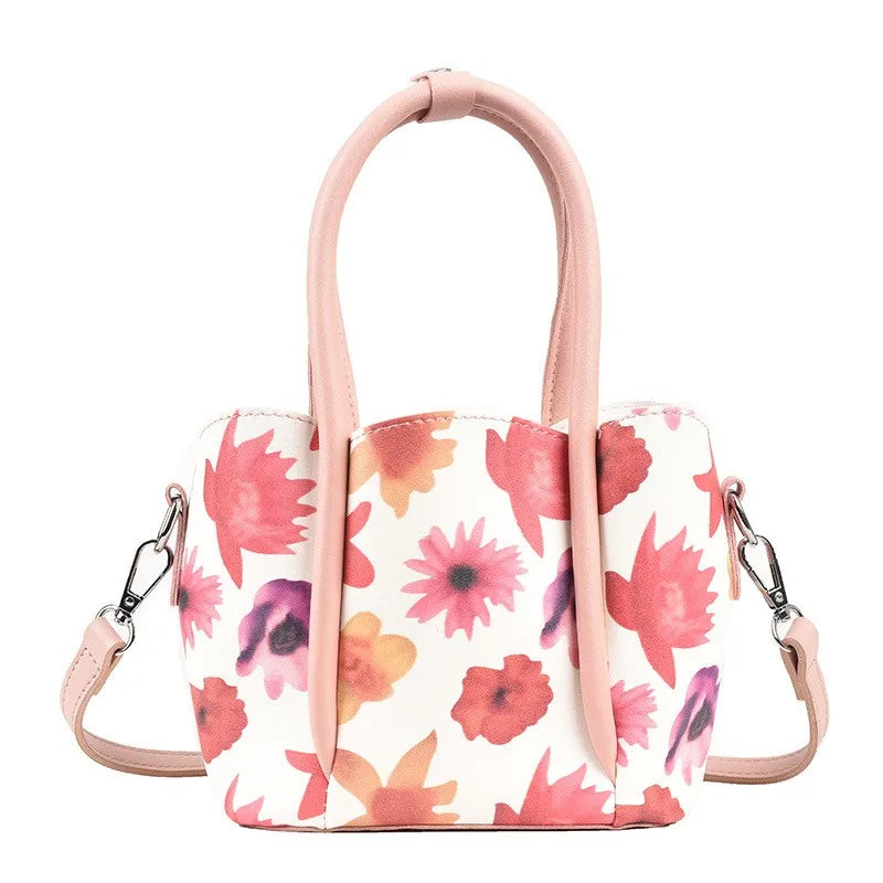 NEWDISCVRY Graffiti Shoulder Bag Women Crossbody Satchel Purse