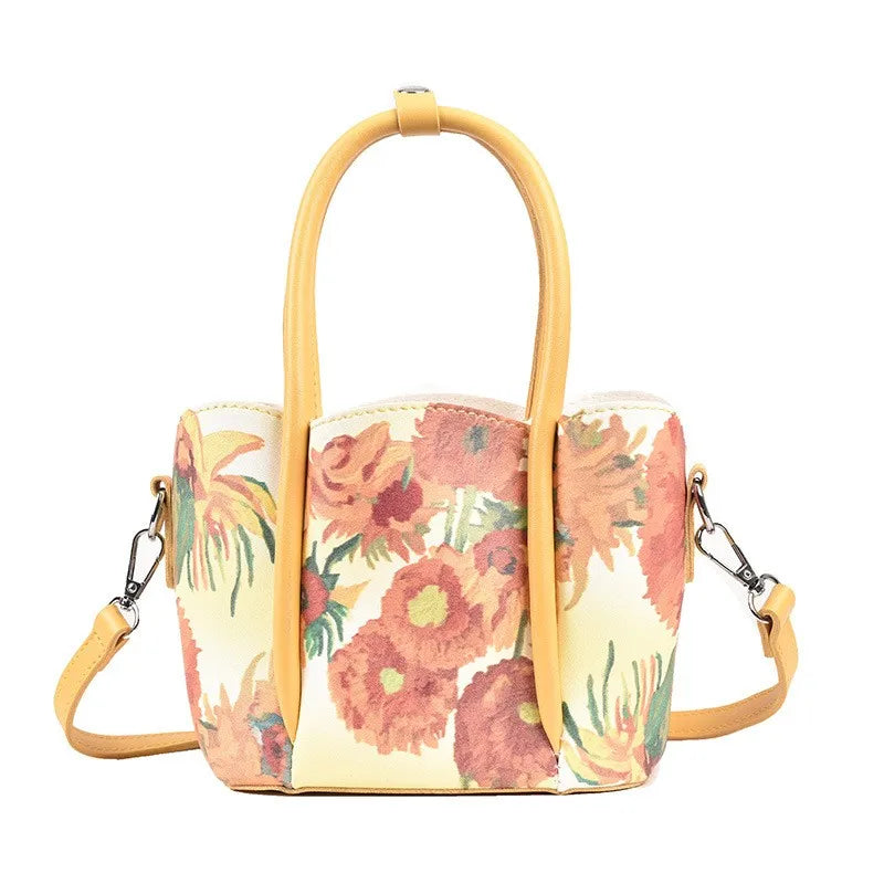 NEWDISCVRY Graffiti Shoulder Bag Women Crossbody Satchel Purse