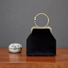 Chain Handle Tote Purse Handbag Lay Bag for Women
