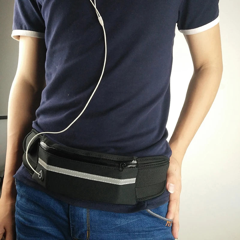 Nylon Waist Bag Unisex Casual Purse Money Phone Pouch Travel Belt Bag