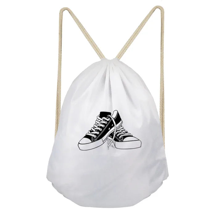 Pink Ballet Shoes Backpack for Teenage Girls