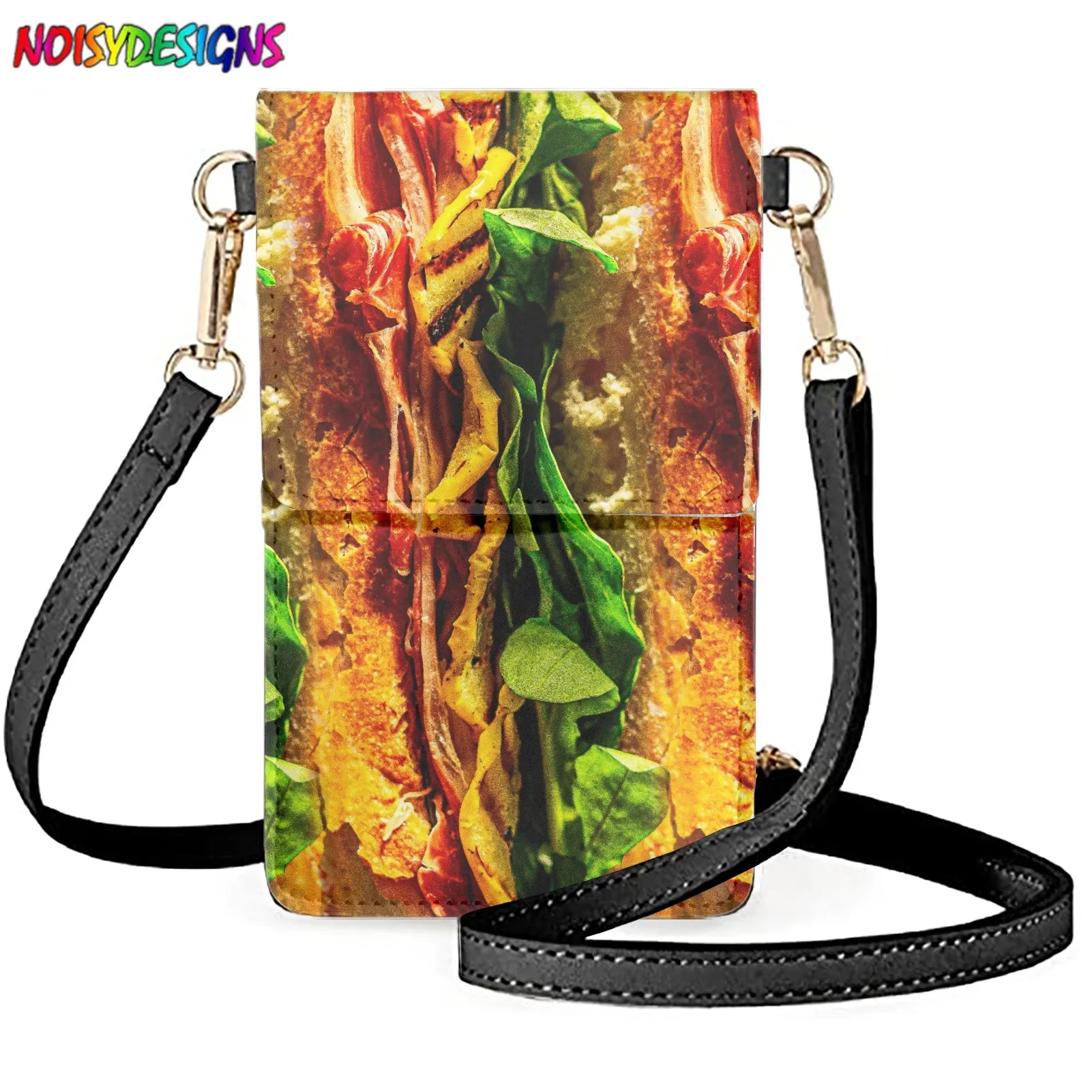 Women's Touch Screen Cell Phone Purse PU Leather Handbag