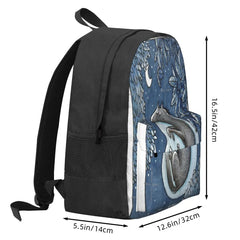 Night Wolf Backpacks Men's Bag School Bags For Boys