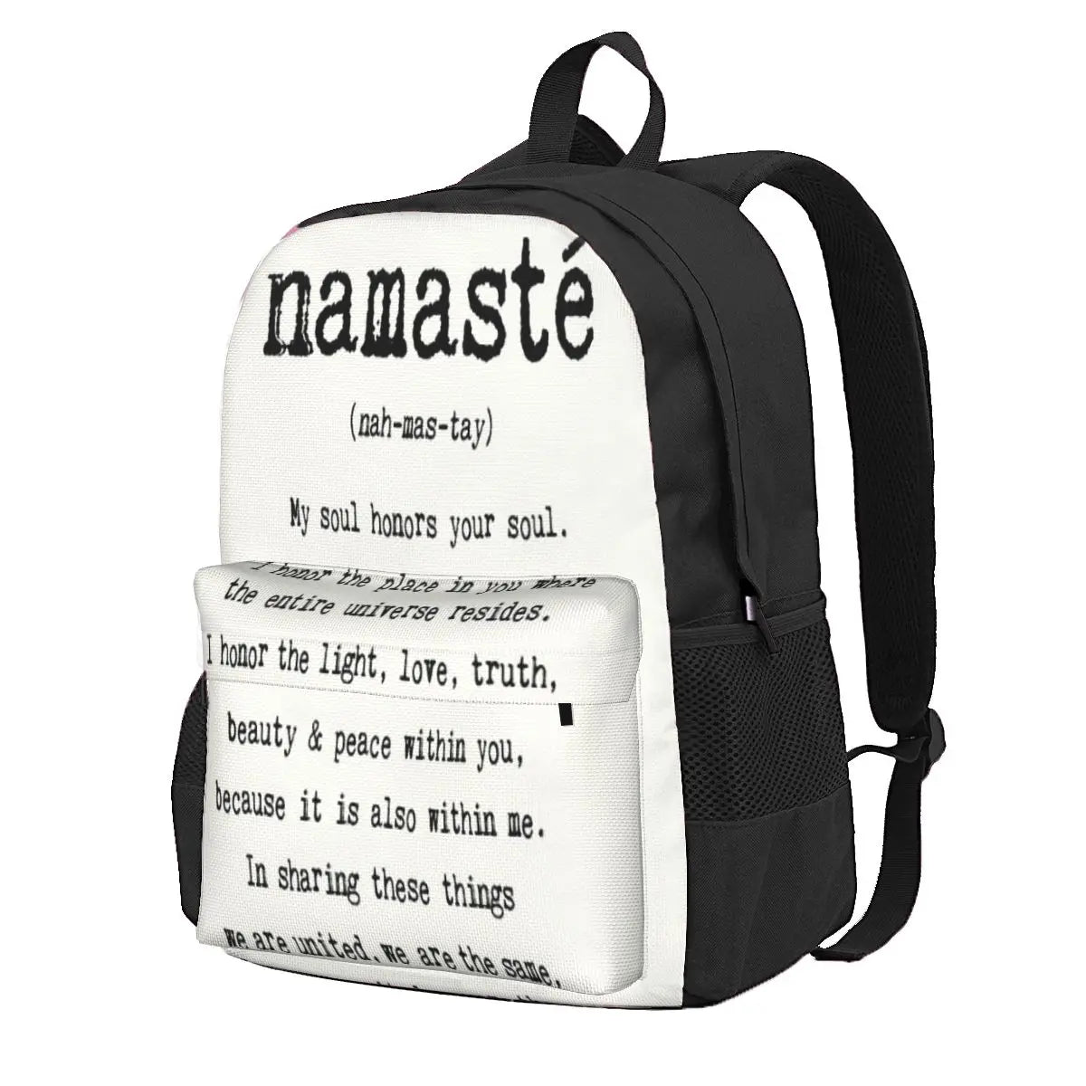 Namaste Anime Backpack for Men Women Children