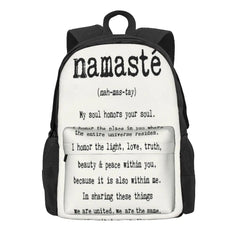 Namaste Anime Backpack for Men Women Children