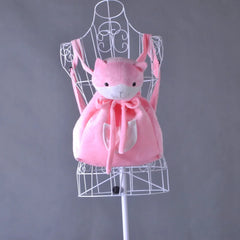 Chiaki Danganronpa Cat Backpack Pink School Girls Bag