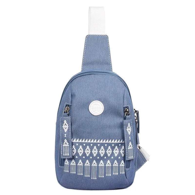 National Backpack Women Chest Shoulder Bagpack Sling Mochila Feminina