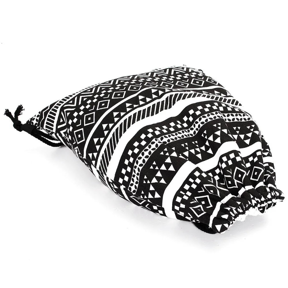 Vintage Canvas Drawstring Backpack for Women