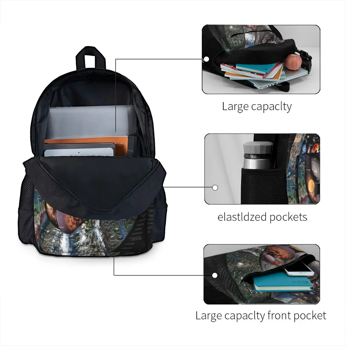Nature Timespiral Backpacks Men's & Women's Personalised Bags