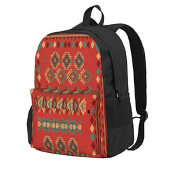 Navajo Pattern Tribal Ethnic Hand Backpacks Men Women Back Bag