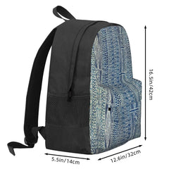 Ndop Cameroon Textile Backpacks for Men and Women