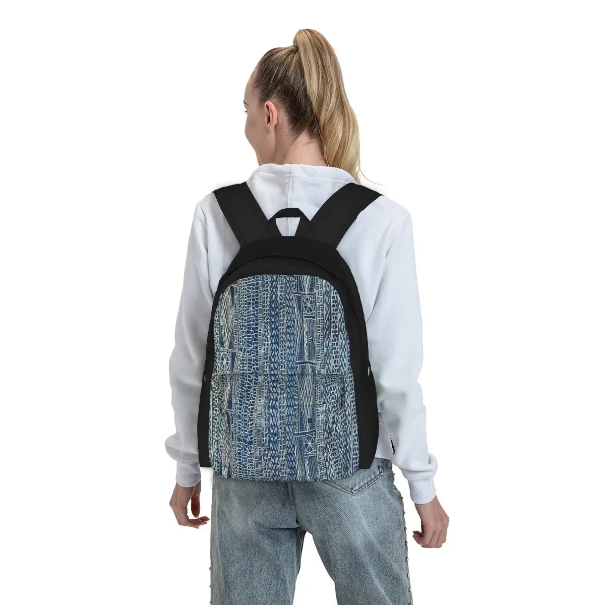 Ndop Cameroon Textile Backpacks for Men and Women