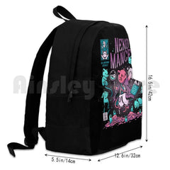 Nekomancer Outdoor Hiking Backpack Waterproof Camping Travel Cats Kitty Comics