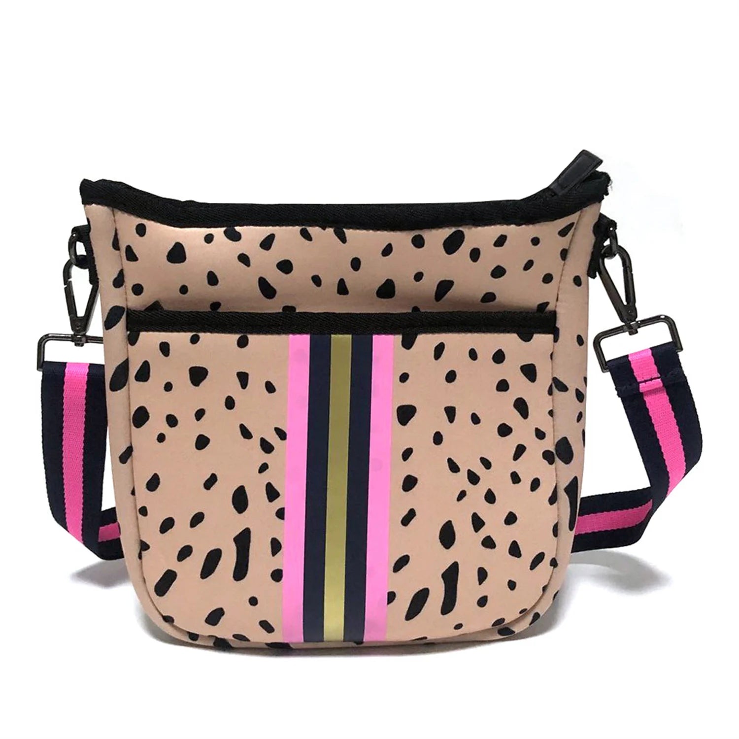 Neoprene Compact Crossbody Messenger Bag Waterproof Camo Purse