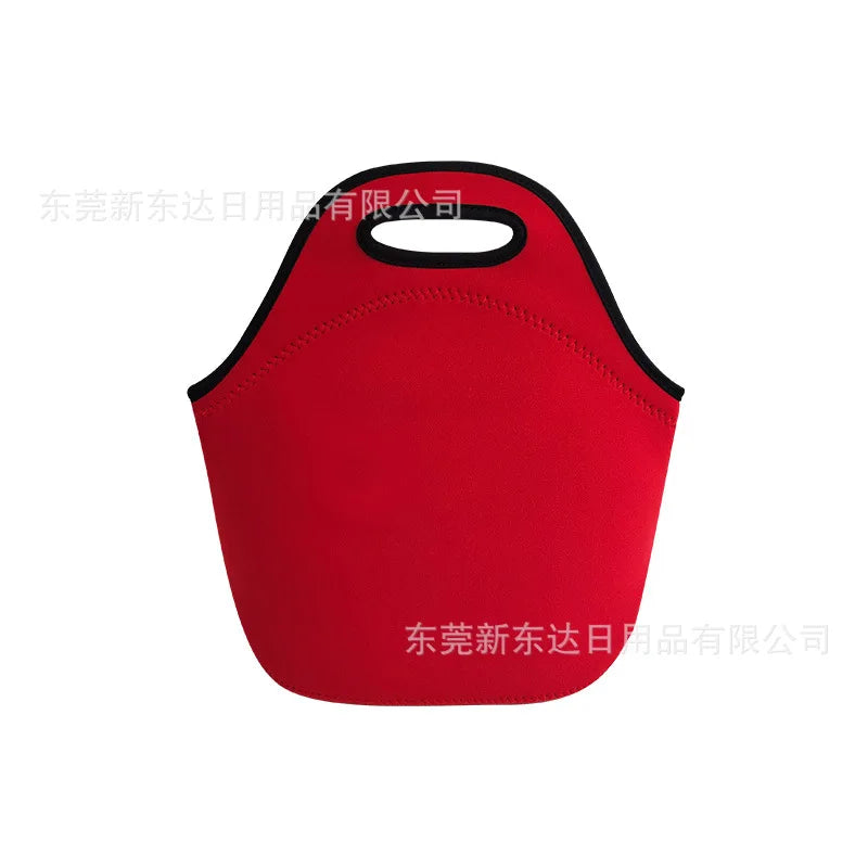 Neoprene Portable Lunch Bag Thermal Insulated Bento Box Tote Cooler Pouch