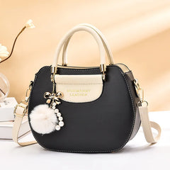 Spring Contrast Handbag Women's Shoulder Rhombus Underarm Bag