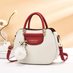 Spring Contrast Handbag Women's Shoulder Rhombus Underarm Bag