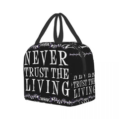 Goth Halloween Witch Quote Insulated Lunch Tote Bag