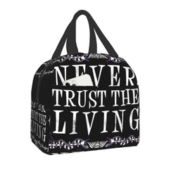 Goth Halloween Witch Quote Insulated Lunch Tote Bag