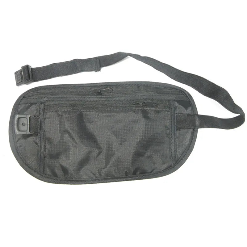 Invisible Travel Waist Packs Waist Pouch For Passport Money Belt Bag