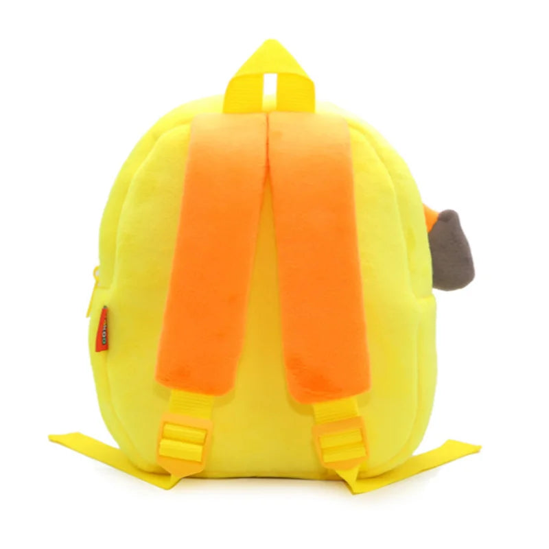 Excavator Plush Backpack for Kids Kindergarten School Bag