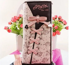 Women Wallets Locking Buckle Purses Messenger Bags A035