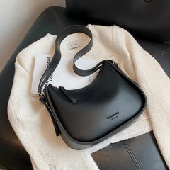 2021Autumn Retro Underarm Bag Wide Shoulder Strap Lady Messenger Bag