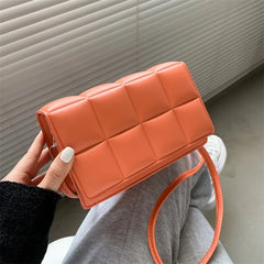 Spring Wild Shoulder Bag Plaid Bag Women Ladies Messenger Small Square Bag