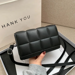 Spring Wild Shoulder Bag Plaid Bag Women Ladies Messenger Small Square Bag