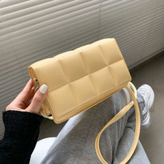 Spring Wild Shoulder Bag Plaid Bag Women Ladies Messenger Small Square Bag