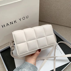 Spring Wild Shoulder Bag Plaid Bag Women Ladies Messenger Small Square Bag