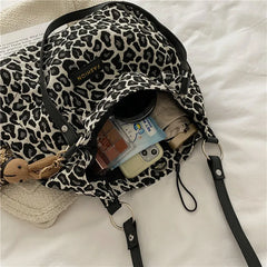 Leopard Shoulder Bag for Women Ladies Handbags Small Bag OL Style