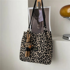 Leopard Shoulder Bag Women Handbags Small OL Style Bolso