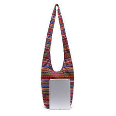 Women Ethnic Hippie Bucket Bag Fringe Large Tote Travel Bag