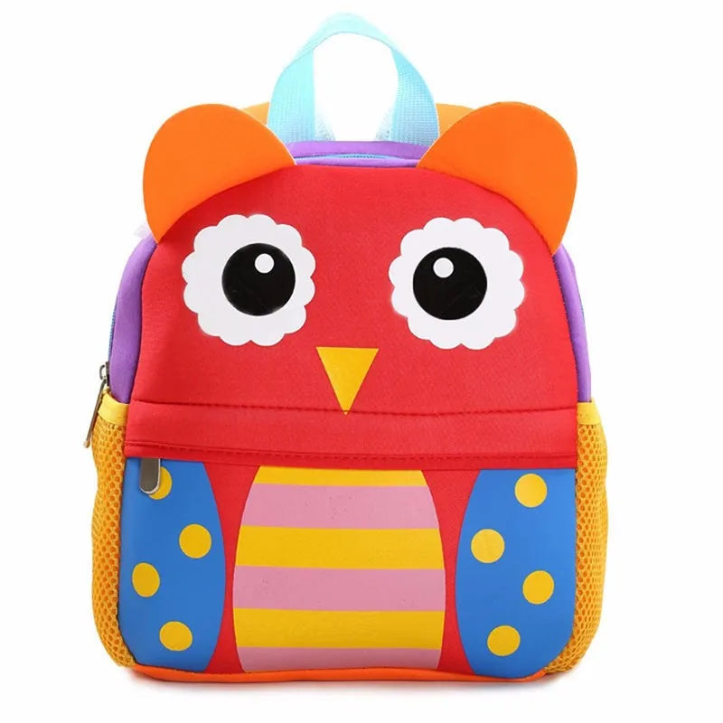3D Animal Backpack Kids School Bags for Girls Boys Cartoon Shaped