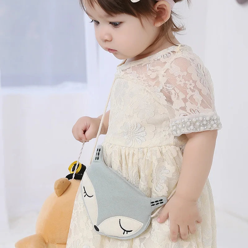Adorable Fox Messenger Bag and Coin Purse Set for Kids