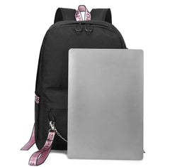 Anime Hunter USB Boys Girls Kids School Book Bags Women Backpack Canvas Men