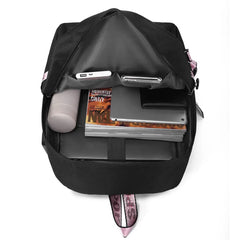 Inuyasha USB Kids School Book Bag Backpack Canvas Travel Laptop Pack
