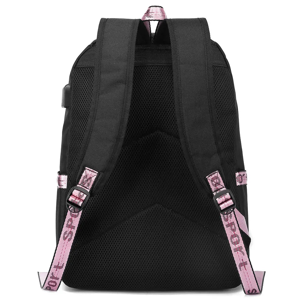 Seven Deadly Sins USB Anime Backpack Kids Girls Boys School Bag