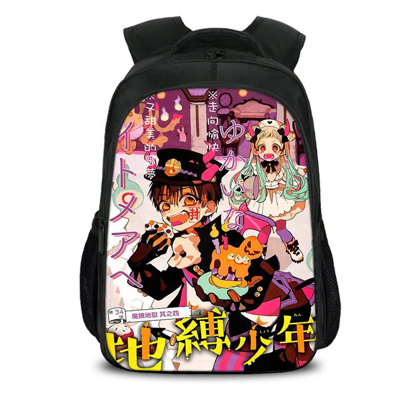 Anime Hanako-kun Backpack Laptop School Bag Boys&Girls Mochila