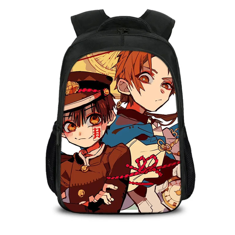 Anime Hanako-kun Backpack Laptop School Bag Boys&Girls Mochila