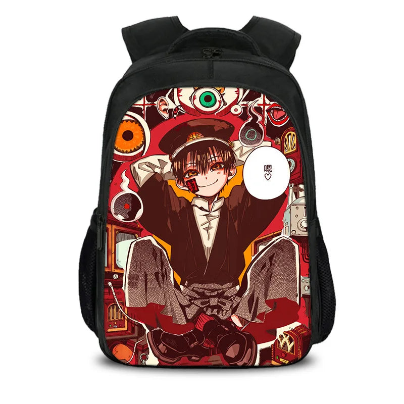 Anime Hanako-kun Backpack Laptop School Bag Boys&Girls Mochila