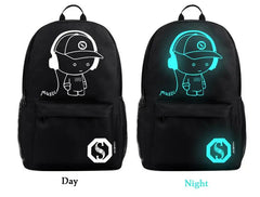 Anti-thief School Bag Boys Backpack 15-17 inches USB Charging Port Lock