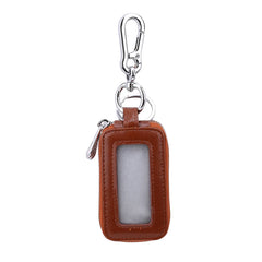 Arrival Leather Men Car Key Holders Housekeeper Double Zipper
