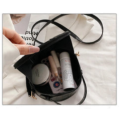 Circular Shoulder Bag Women Crossbody Messenger Handbag Phone Purse