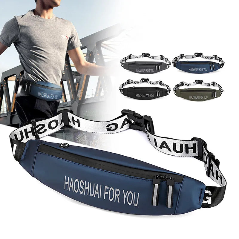 Fanny Pack Waterproof Money Belt Bag Men Women Sports Travel Wallet